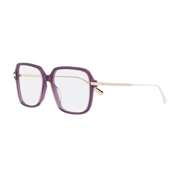 NEW DIOR EYEGLASSES, VIOLET WOMEN SQUARE DIOR GEMDIORO S5I 6000 - Picture 1 of 3